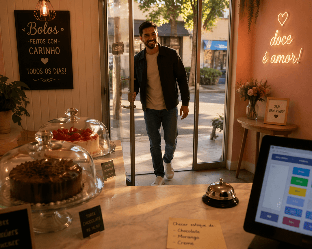 Cliente voltando ao estabelecimento